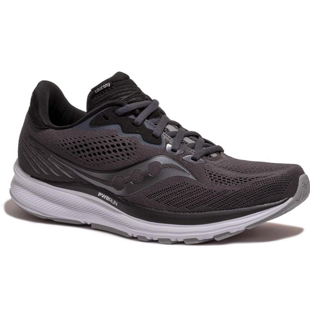 Saucony Women's Ride 14 Running Shoes CHARCOAL/BLACK