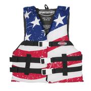 Airhead Youth General Boating Stripes & Stars CGA Vest - 50-90 LBS