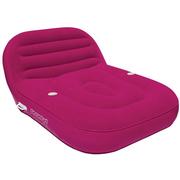 SUN COMFORT COOL SUEDE DOUBLE CHAISE LOUNGE RASPBERRY