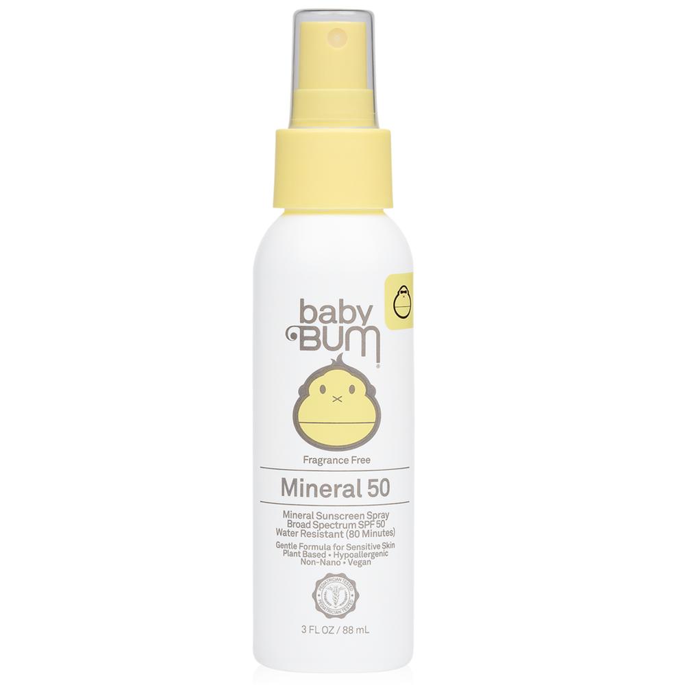 Sun Bum Mineral Spf 50 Sunscreen Spray- Fragrance Free