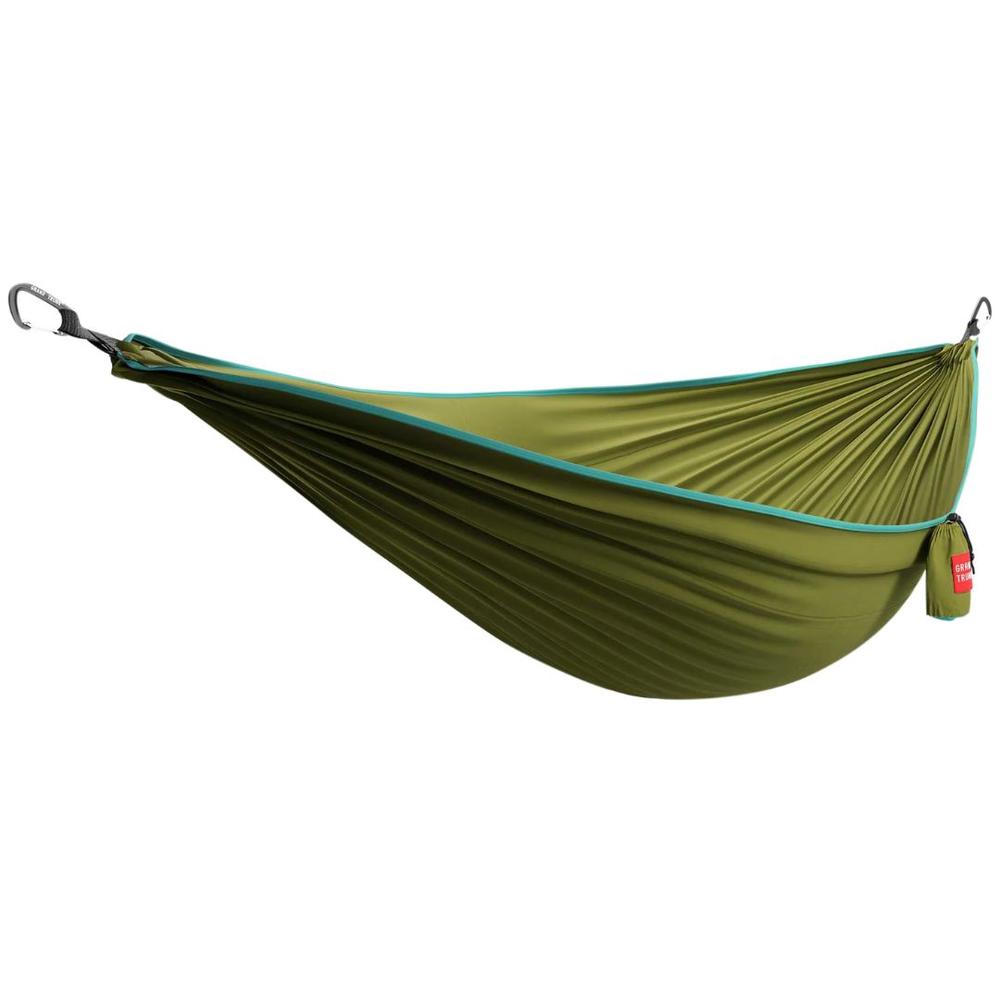 Grand Trunk TRUNKTECH™ Hammock Double, Printed - Multiple Colors GREEN/AQUA