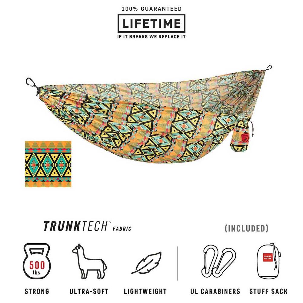 Grand Trunk TRUNKTECH™ Hammock Double, Printed - Multiple Colors THAIDIAMONDS