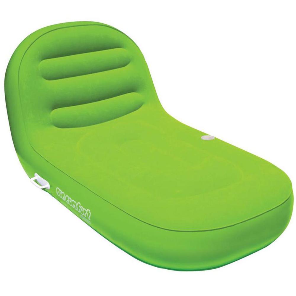 SUN COMFORT COOL SUEDE CHAISE LOUNGE LIME LIME