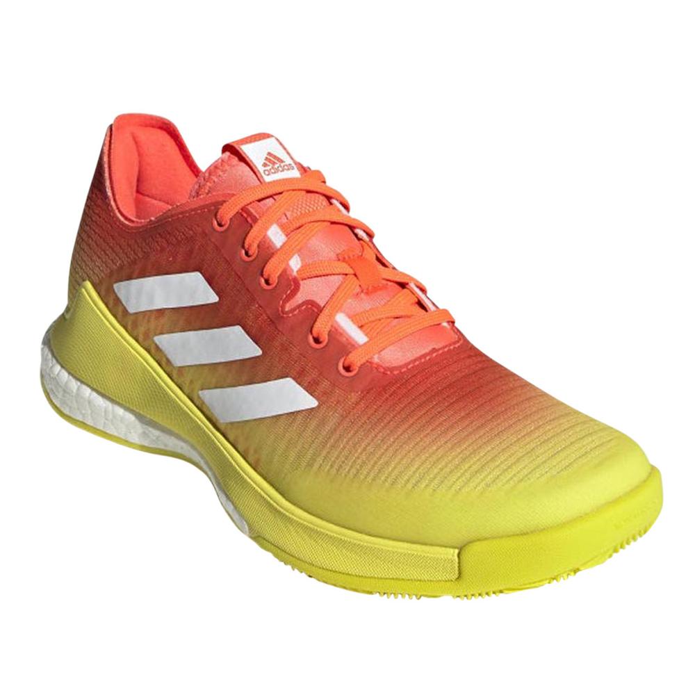Adidas Women's Crazyflight Running Shoes SOLARRED/WHT/ACIDYEL