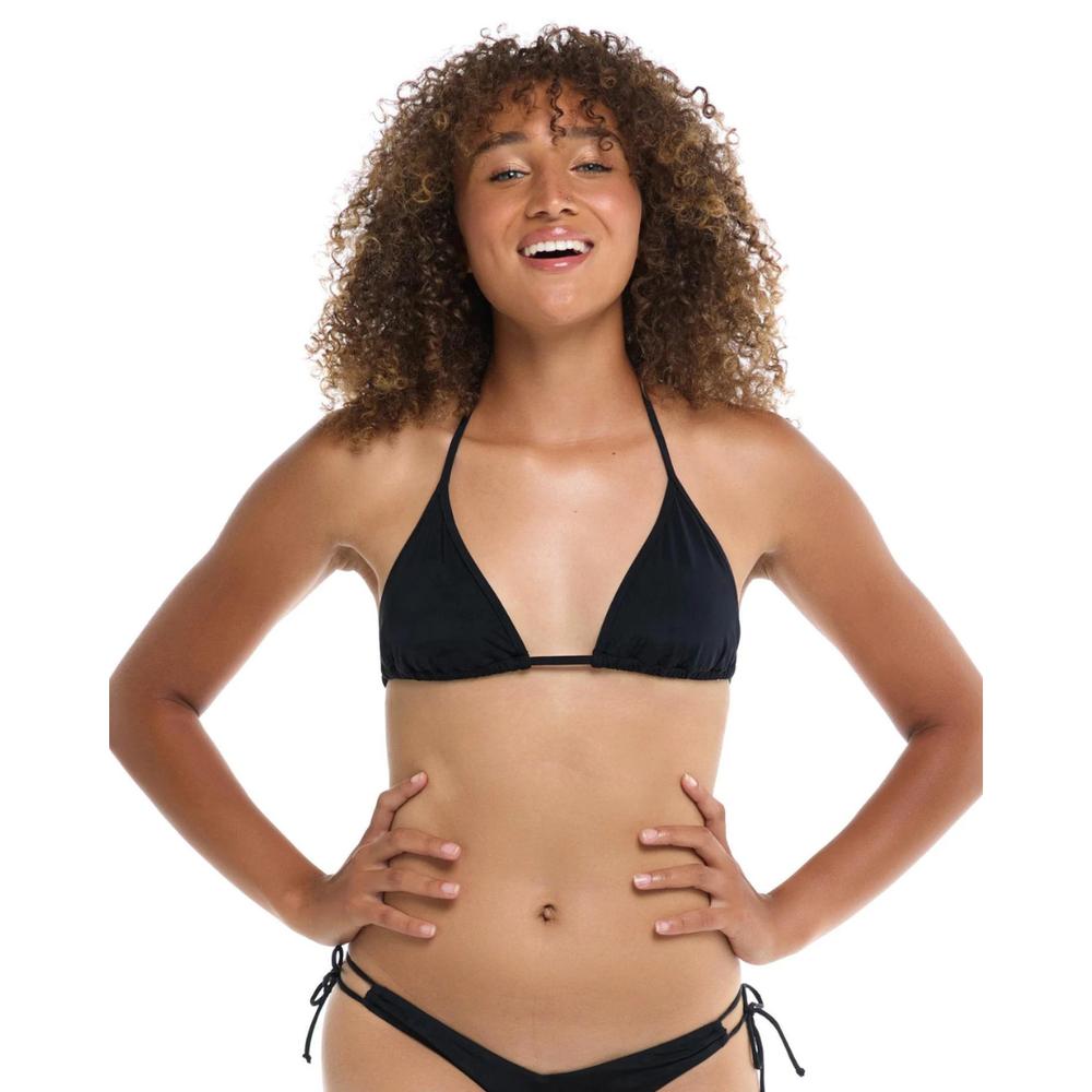 Eidon Women's Kali Bikini Top Swimsuit BLACKLICORICE