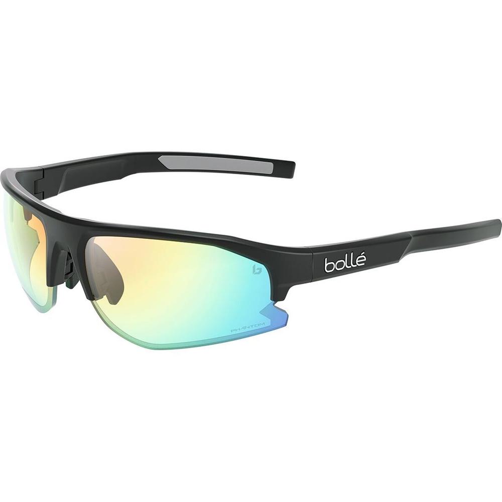  Bollé Bolt 2.0 Matte Black/Phantom Clear Green Sunglasses