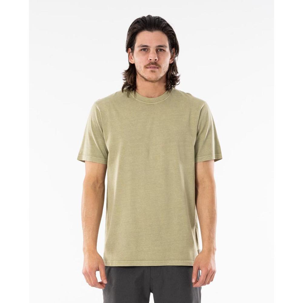 Rip Curl Men's Plain Wash T-Shirt OLIVE