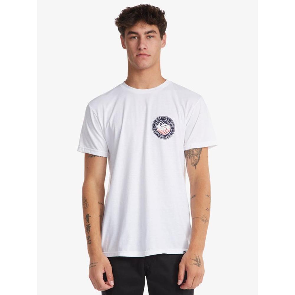 Quiksilver Men's Feelin Festive T-Shirt WHITE