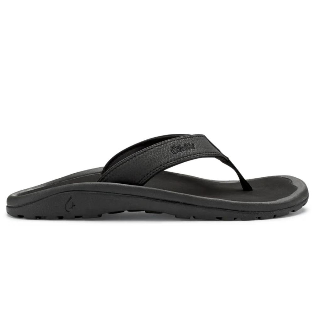 OluKai Men's 'Ohana Sandals BLACK/BLACK