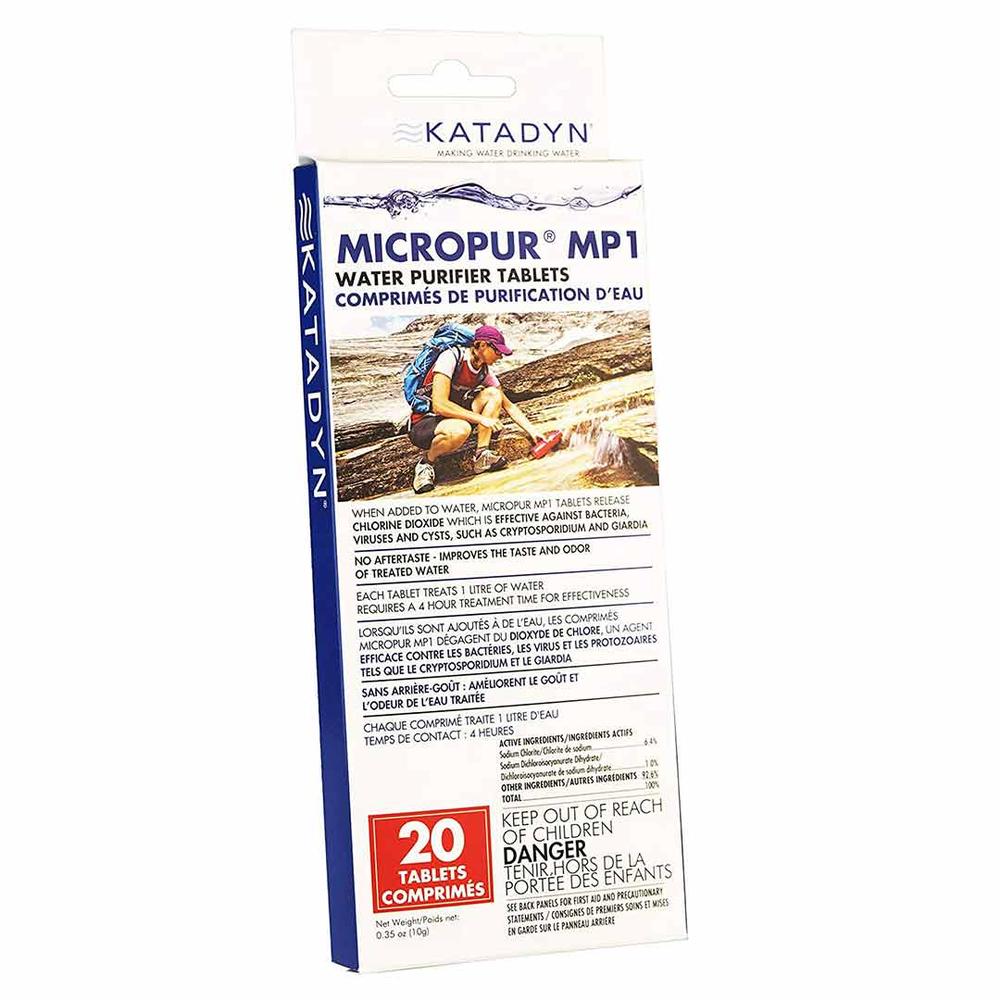  Katadyn Micropur Mp1 Purification Tablets - 20 Pack