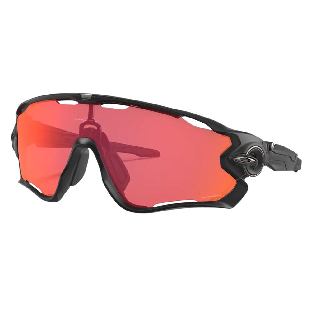  Oakley Jawbreaker Matte Black/Prizm Trail Torch Sunglasses
