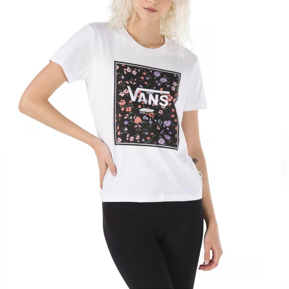  Vans Women's Boxed In Rose Crew T- Shirt