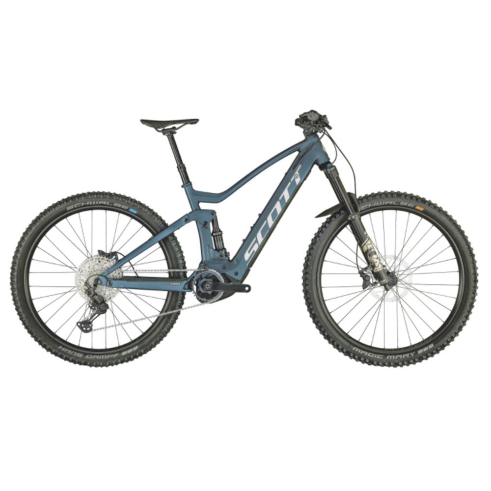  2021 Scott Genius Eride 920 Us Mountain Bike E- Bike, Medium - Blue