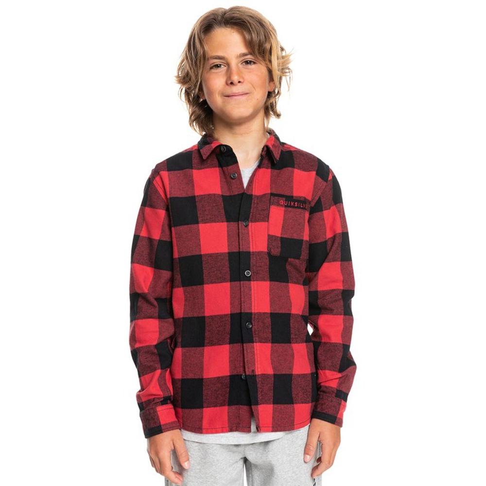  Quiksilver Boys ' 8- 16 Motherfly Long Sleeved Shirt