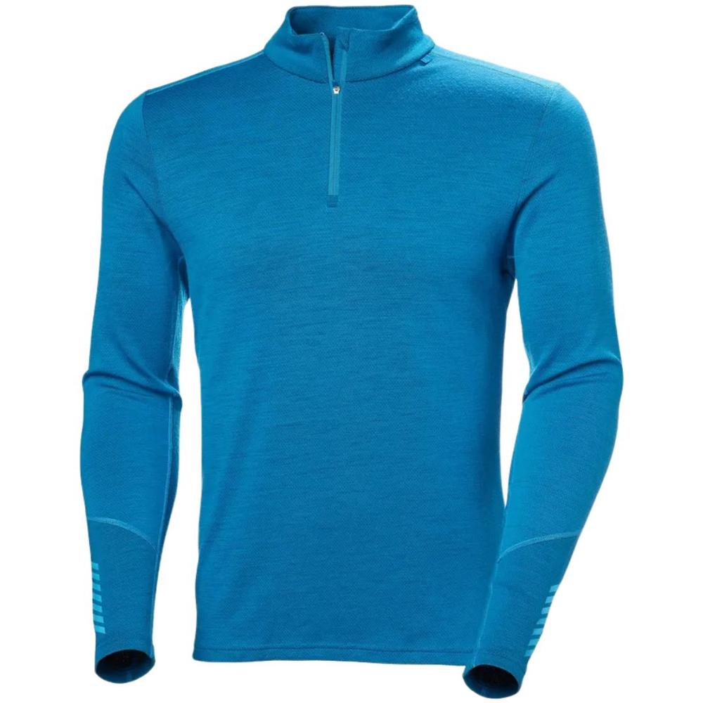 Helly Hansen Men's LIFA Merino Midweight Half-Zip Base Layer NEPTUNEBLUE