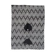 COCORA BLACK PONCHO TOWEL