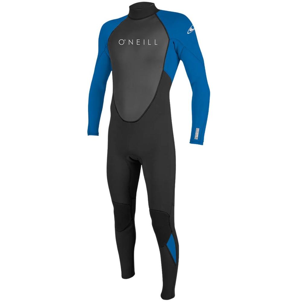 O'Neill Youth Reactor-2 3/2 Back Zip Full Wetsuit BLK/OCEAN