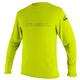 O'Neill Youth Basic Skins UPF 50+ Long Sleeve Sun Shirt LIME