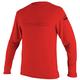 O'Neill Youth Basic Skins UPF 50+ Long Sleeve Sun Shirt RED