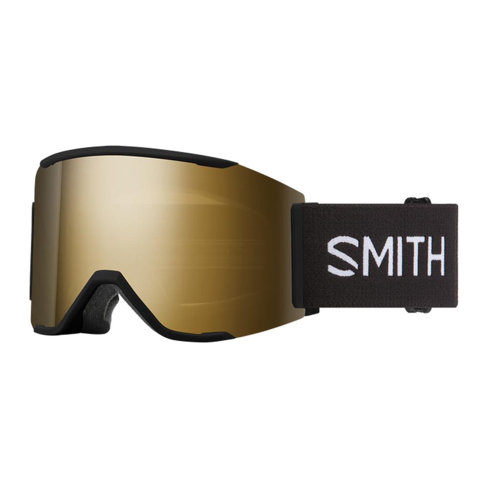 Smith Squad MAG Snow Goggles - Black / ChromoPop Sun Black Gold Mirror + Bonus Lens NA