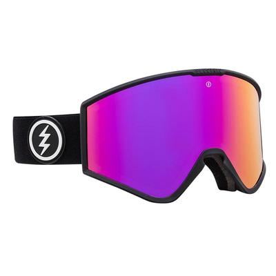 Electric Kleveland S. Snow Goggles - Matte Black / Purple Chrome + Bonus Lens
