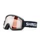 SHRED. Monocle Snow Goggles - Black / Low Light Silver NA