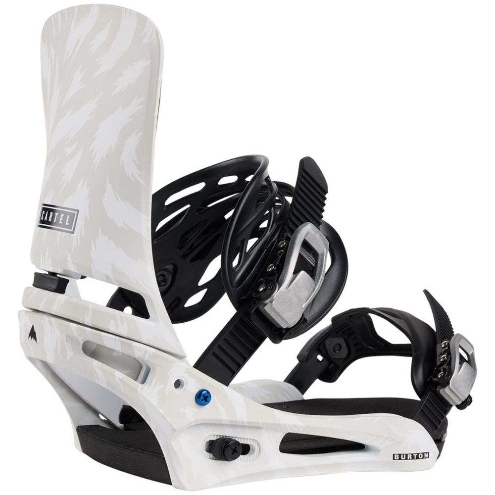 Burton Men's Cartel Re:Flex Snowboard Bindings 2026 GRAY/WHITE