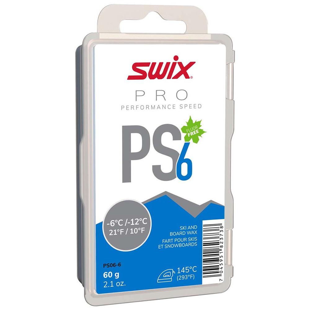  Swix Ps6 Performance Speed Wax Blue,- 21 ° F/10 ° F, 60g