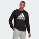 Adidas Men's Essentials French Terry Big Logo Sweatshirt BLACK/WHITE