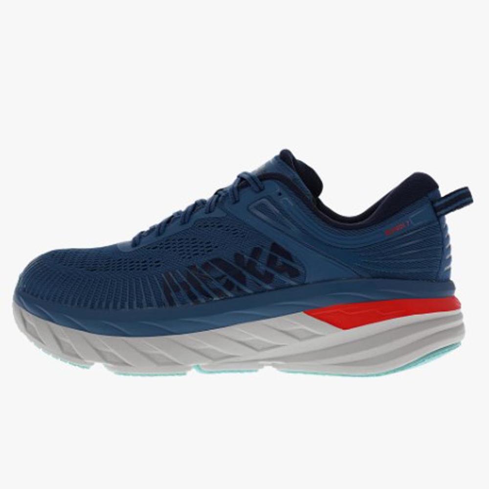 Hoka One One Men's Bondi 7 Running Shoes REALTEAL/OUTERS