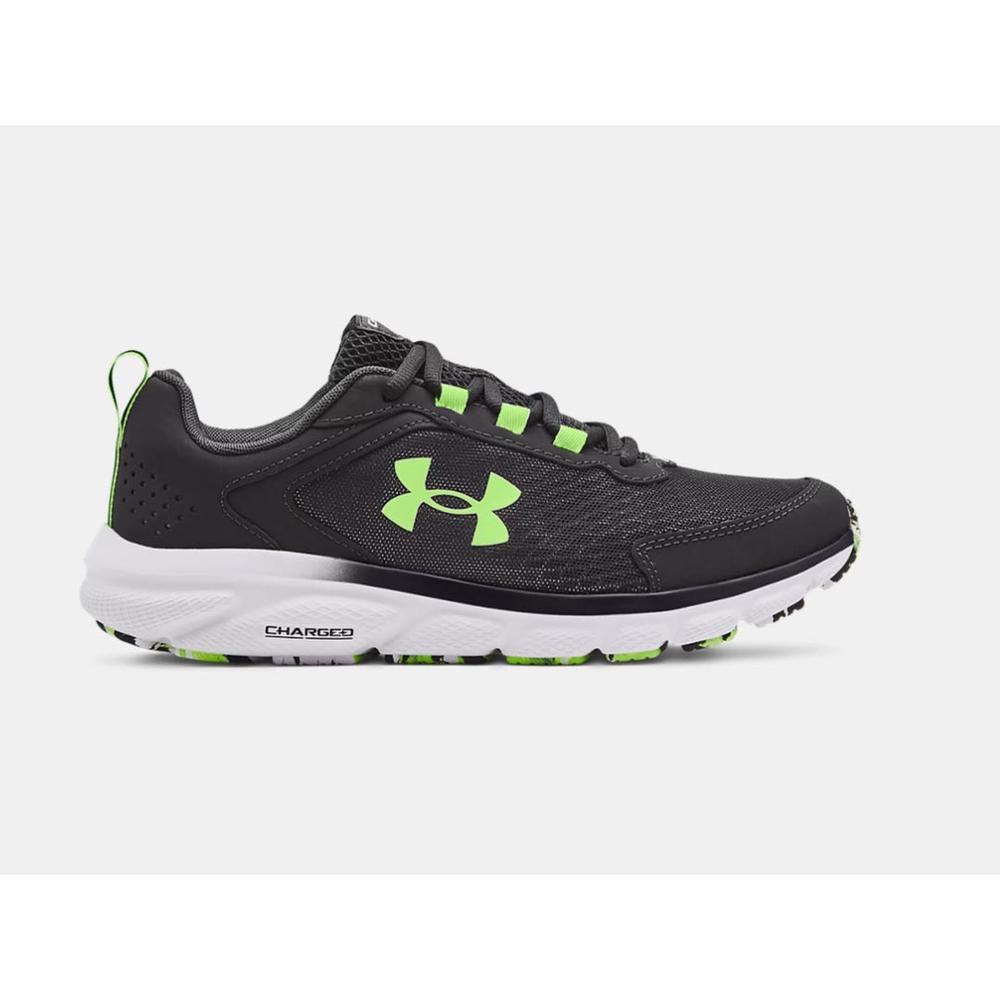 Under Armour Men's Charged Assert 9 Marble Running Shoes JETGRAYWHITEQUIR