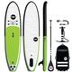POP 11'0 PopUp Green/Black Inflatable Paddle Board Package GREEN/BLACK