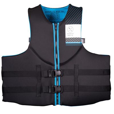 Airhead Mens Blue Black Life Jacket Wakeboard Vest Ski 2XL 3XL 4XL 5XL Oversized 