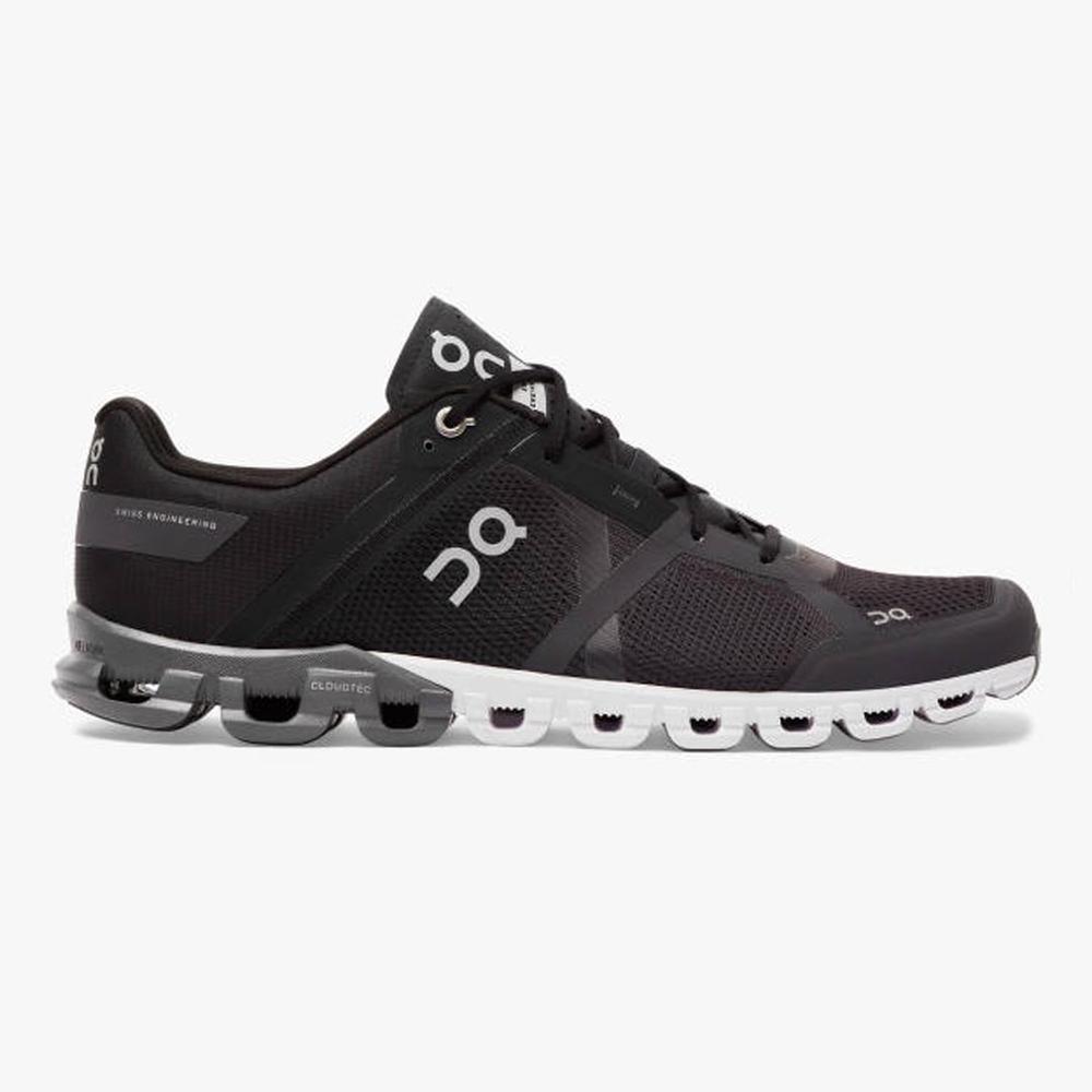 On Men's Cloudflow Runnign Shoes BLACK/ASPHALT