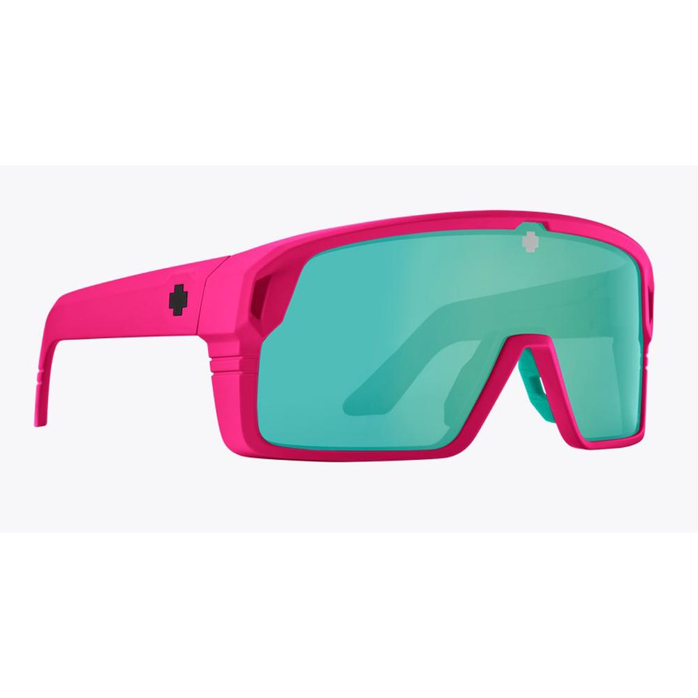  Spy + Monolith Matte Neon Pink Sunglasses