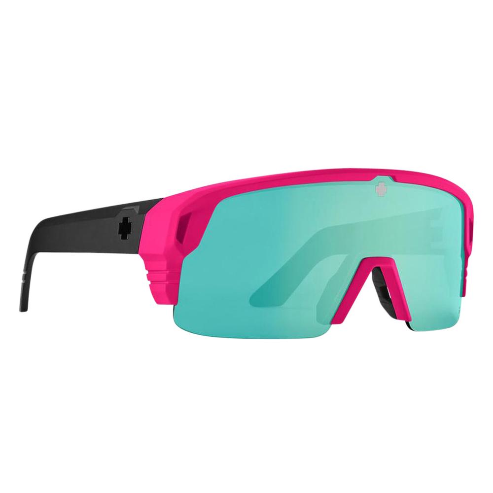 Spy + Monolith 50/50 Matte Neon Pink Sunglasses