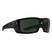 Spy+ Rebar Matte Black Happy Gray Green Sunglasses
