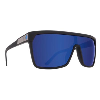 Spy+ Flynn Matte Black Blue Mirror Sunglasses