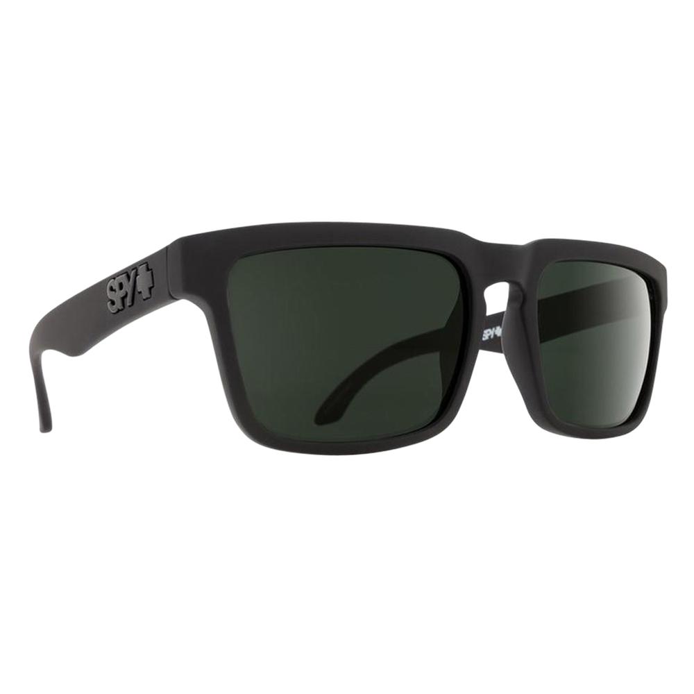  Spy + Helm Matte Black Happy Grey Green Sunglasses