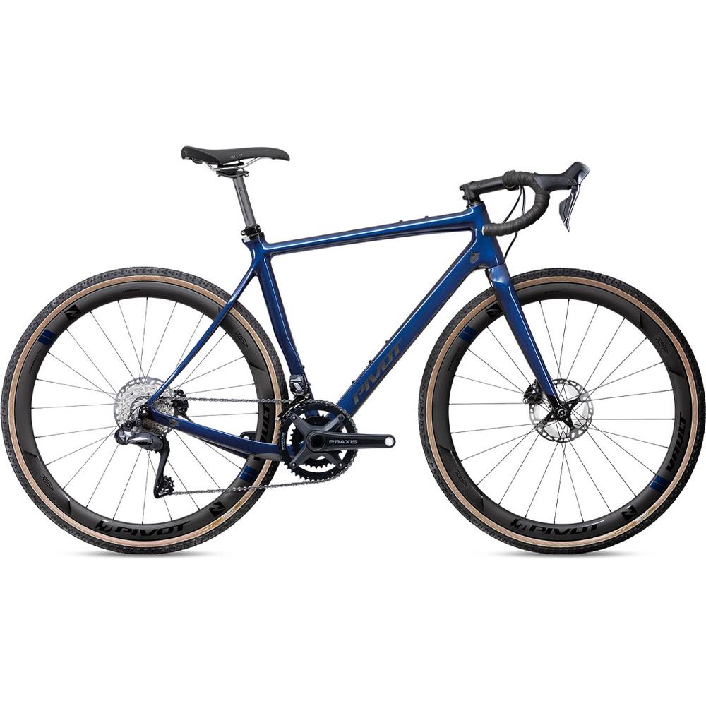 Pivot Vault, Team XPLR, 700c Carbon Wheels, Gravel Bike - Large, Deep Blue DBLUE