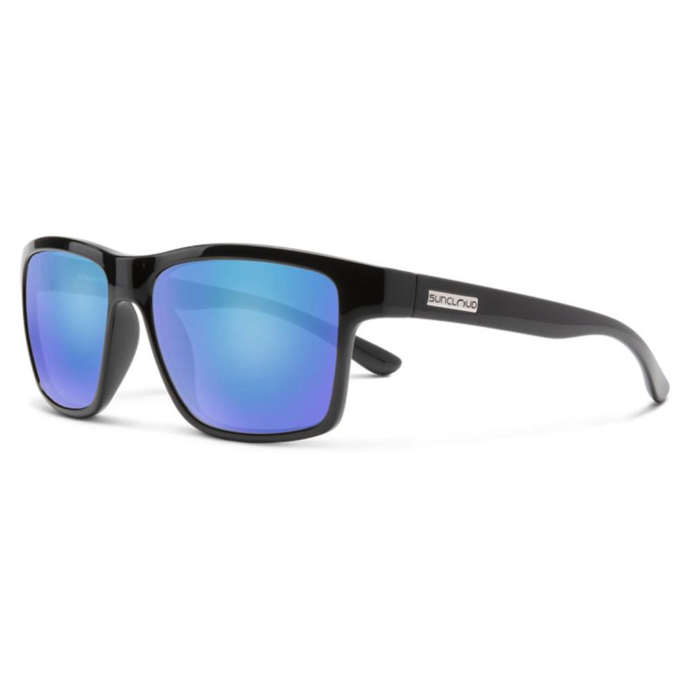 Suncloud A-Team Polarized Sunglasses BLACKPOLARIZEDBLUEMIRROR