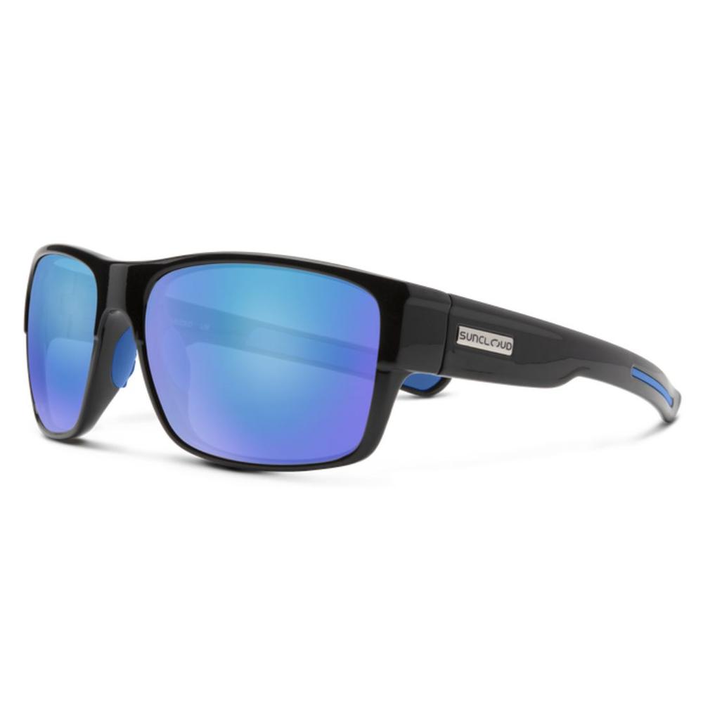 Suncloud Range Polarized Sunglasses BLACK//POLARIZEDBLUEMIRROR