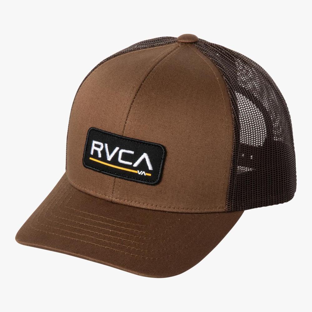 RVCA Boys Ticket III Trucker Hat TOBACCO