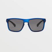 Volcom Trick Matte Deep Sea/Gray Polarized Sunglasses