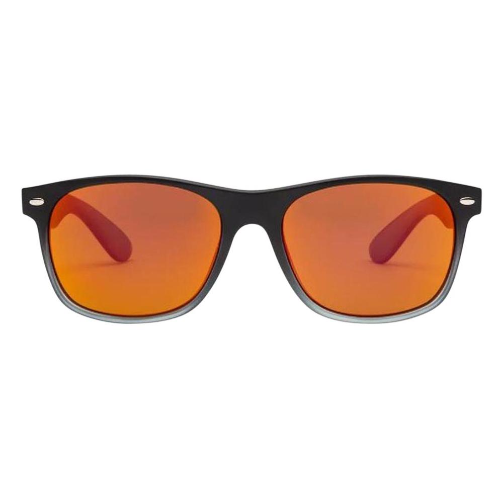  Volcom Fourty6 Matte Black Clear Fade/Gray Red Mirror Sunglasses