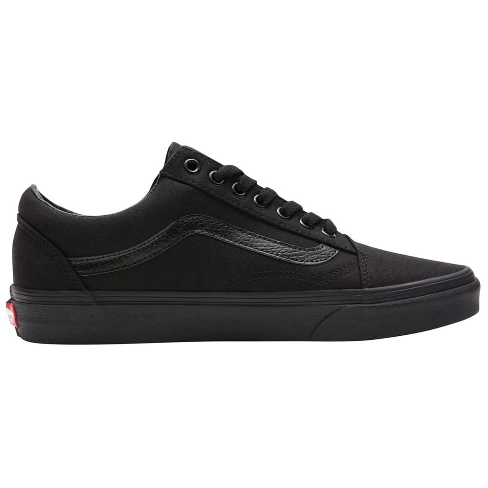Vans Unisex Old Skool Skateboard Shoes BLACK/BLACK