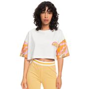 Quiksilver Women's Maxi Crop Bloc Organic T-Shirt