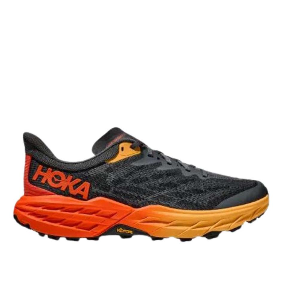 Hoka One Men's Speedgoat 5 Trail Running Shoes CASTLEROCK/FLAME