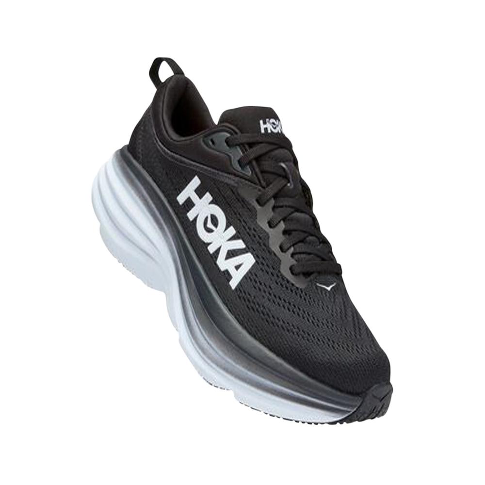 Hoka One One Women's Bondi 8 Running Shoes BLACK/WHITE