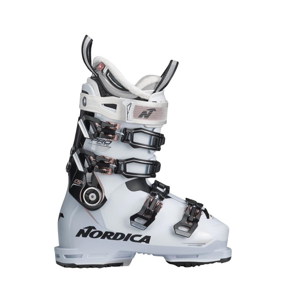 Nordica Women's Pro Machine 105 Ski Boots 2023 WHITE/BLK/PINK